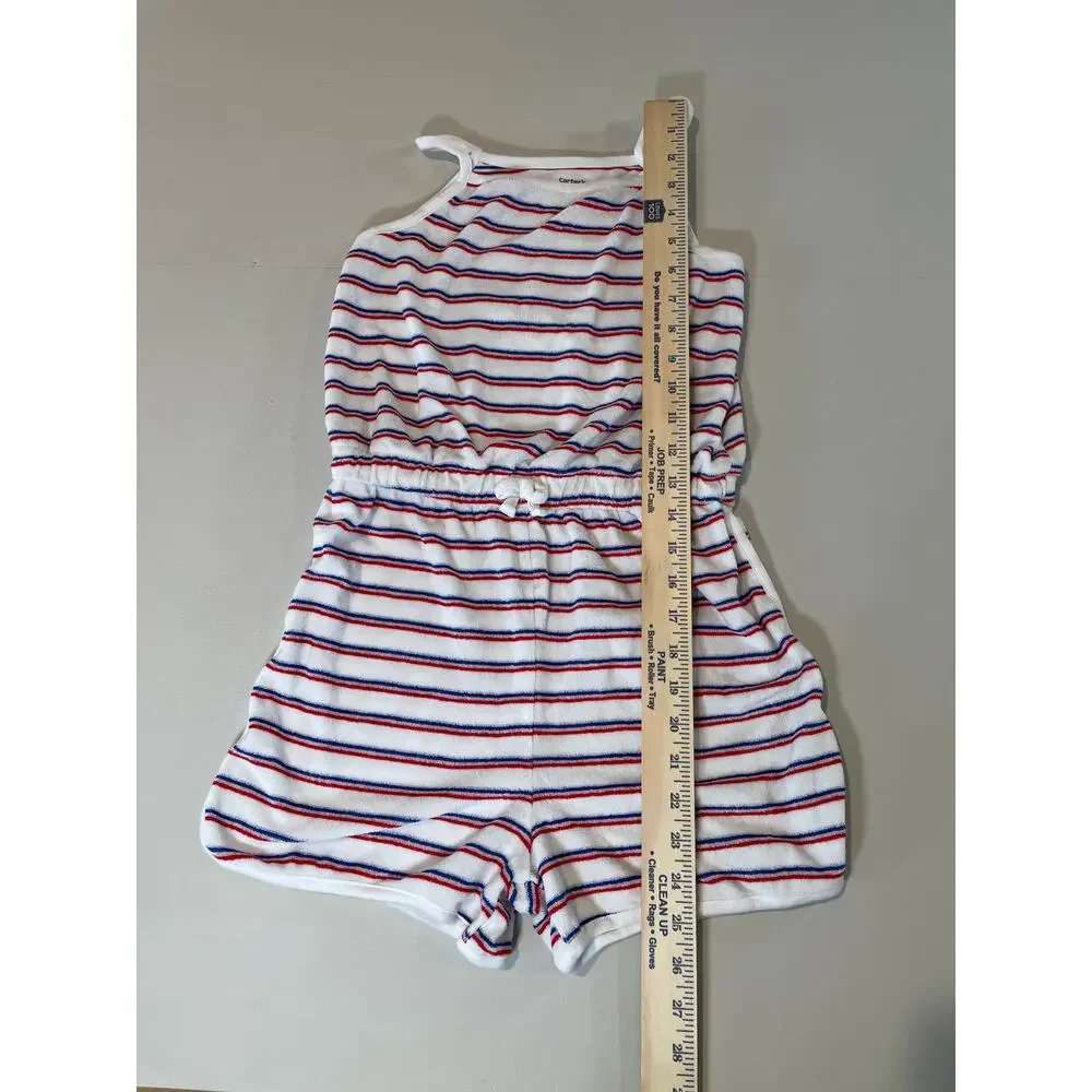 Carter’s French Terry Striped Romper – Size 12